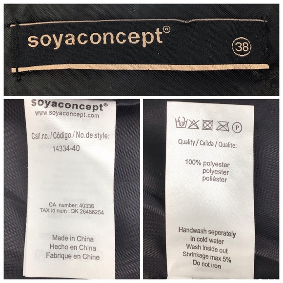 Soya Concept Gold Sequin 3/4 Sleeve Blazer, 38 - Picture 16 of 16